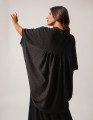 Poncho Tricot Preto