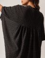 Poncho Tricot Preto