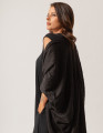 Poncho Tricot Preto
