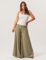 Calça Maxi Pantalona Verde Botânico