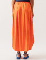 Saia Malha Laranja Cítrico