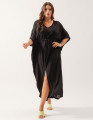 Vestido Kaftan Linho Preto