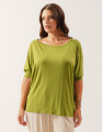 Blusa Quadrada Verde Natureza