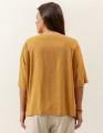 Blusa Canoa Linho Capim