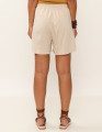 Short Esporte Linho Bege Aveia